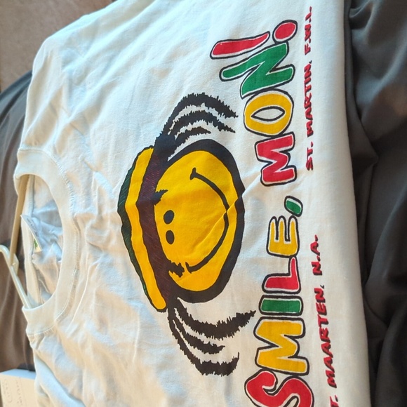 ST MAARTEN,Smile Mon!XL T Shirt. Male/or Female SALE SALE - Picture 2 of 6